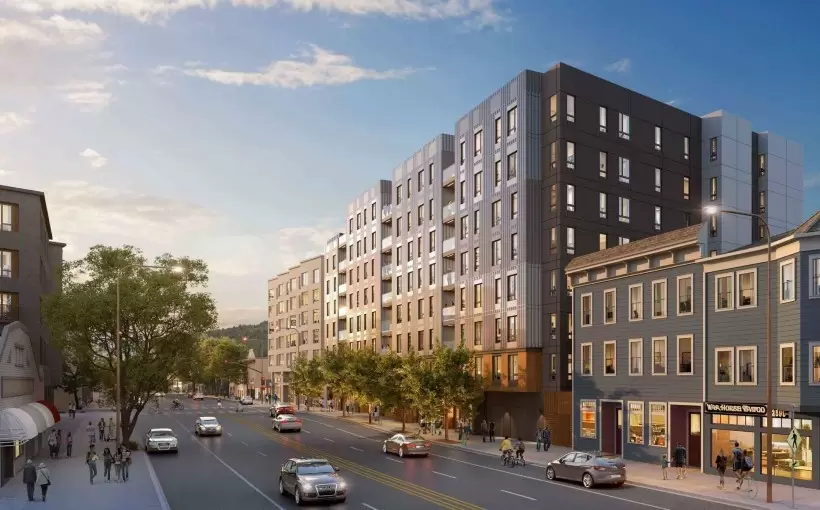 CA Pique student housing Berkeley rendering Gilbane Development Company