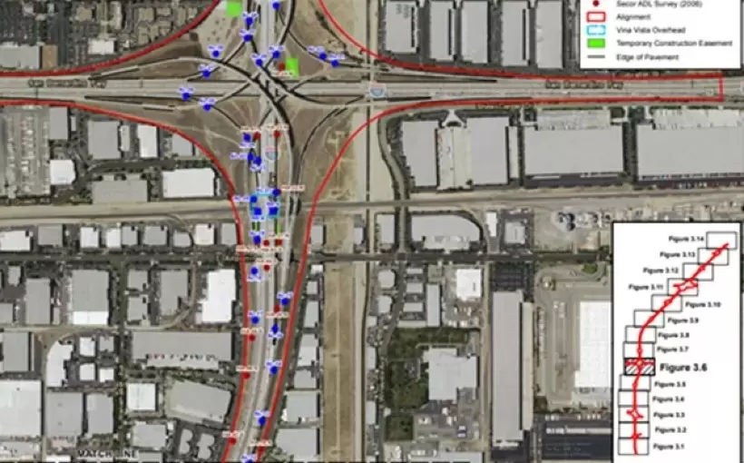 CA Skanska I-15 corridor widening map