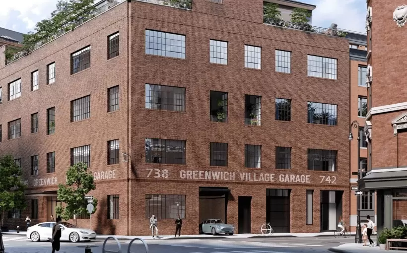 NY 125 Perry Street rendering Sciame Construction