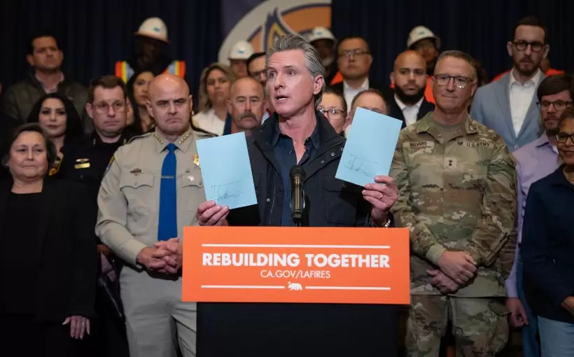 CA Newsom signs wildfire relief legislation