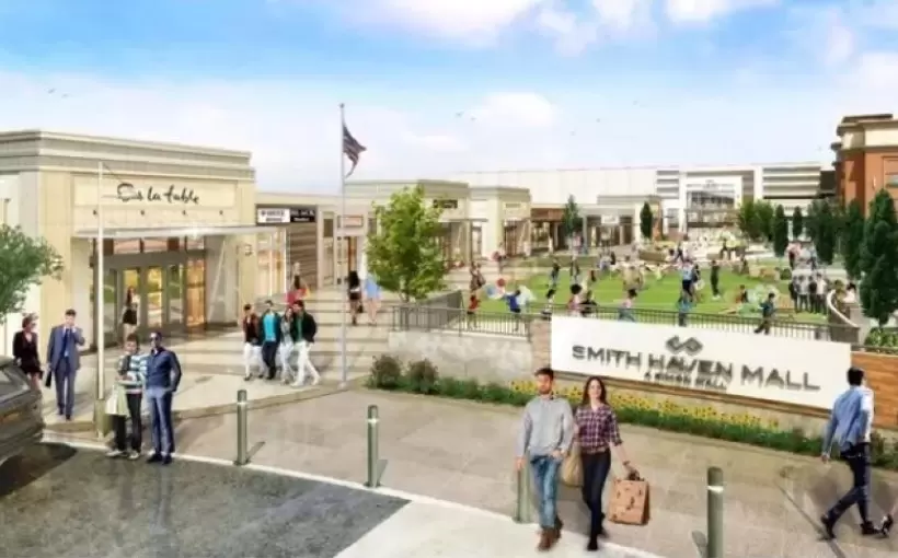 NY Smith Haven Mall renovation rendering