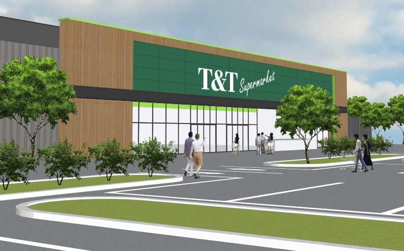 CA T&T Supermarket rendering Irvine