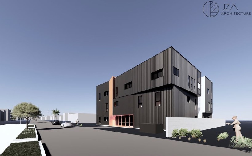 CA Crawford Avenue Rendering Logos Faith Development