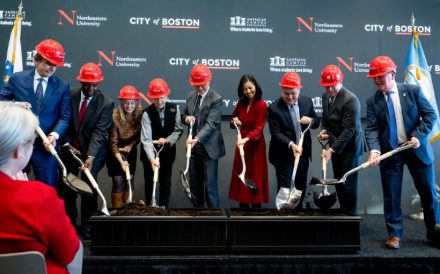 BOS 840 Columbus Avenue groundbreaking Northeastern University