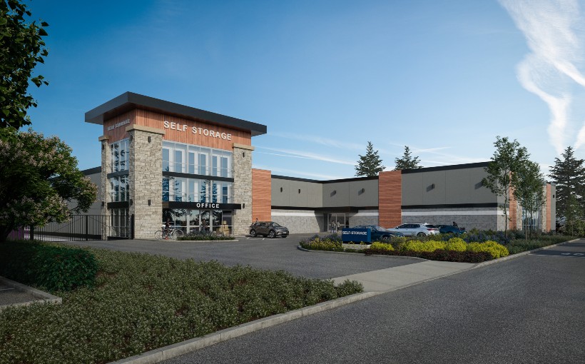 CA Scotts Valley self-storage rendering Buchanan Street Partners