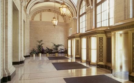 BOS Park Square Building 31 St. James Avenue Boston lobby