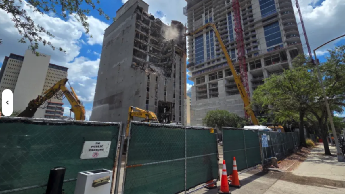 The former GTE Building (also known historically as the Wallace Stovall Tampa Tribune building)