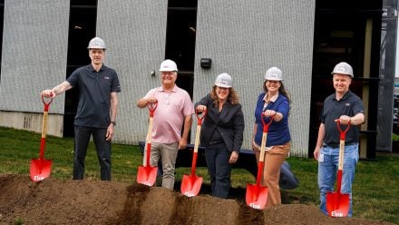 BOS E Ink headquarters expansion groundbreaking Billerica scaled