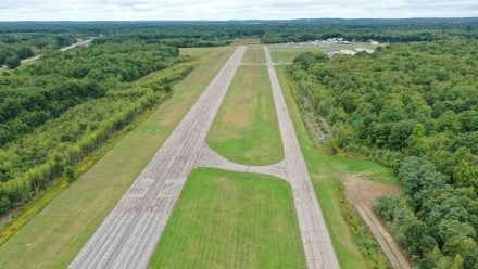 BOS Mansfield Airport Runway scaled