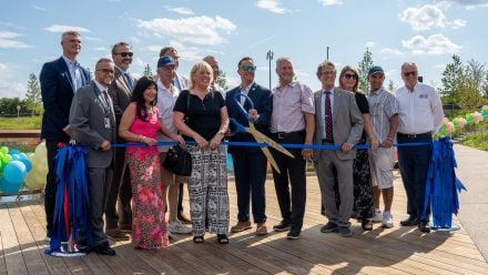 BOS The Amp Ribbon Cutting Suffolk Downs
