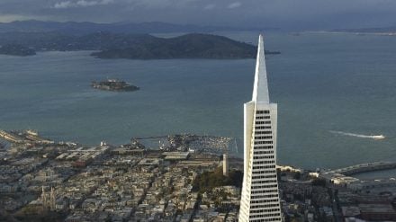 CA Transamerica Pyramid with bay views