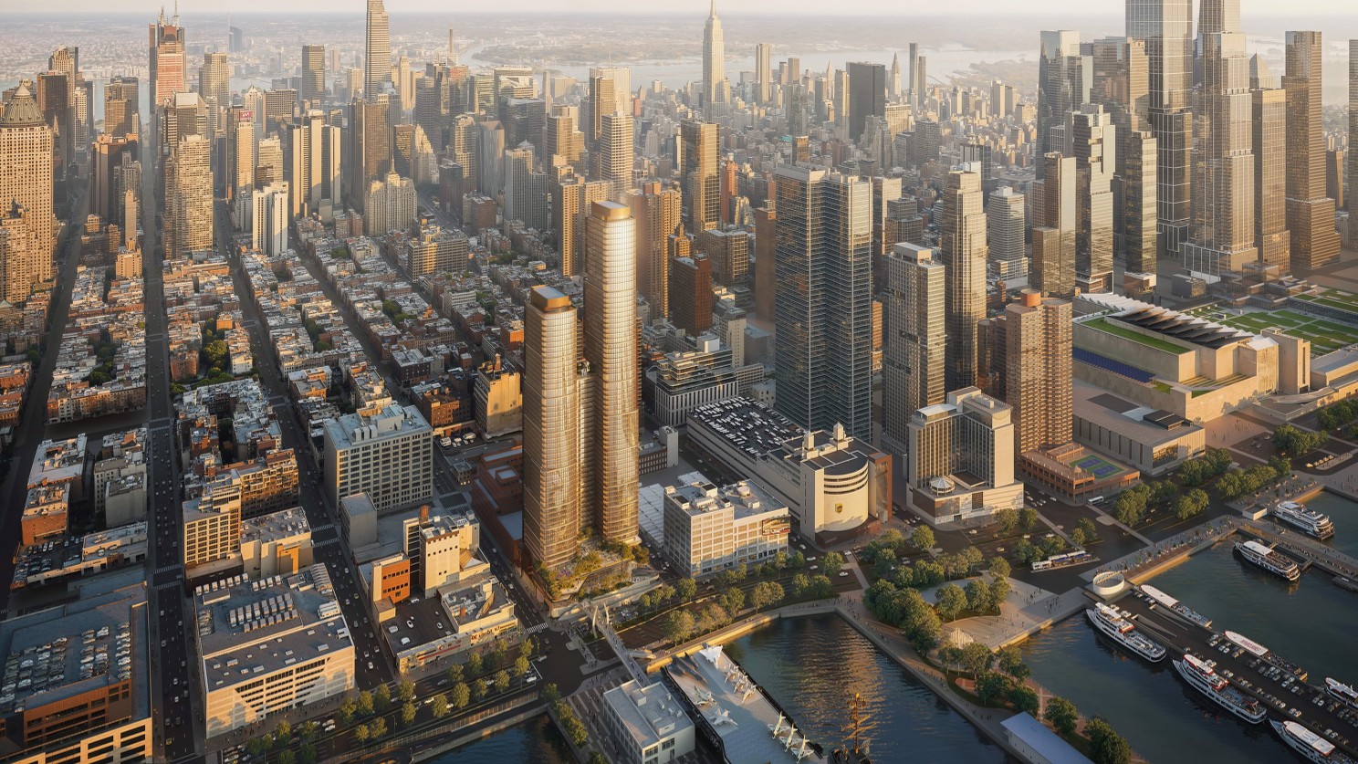 NY Hudson Landing rendering