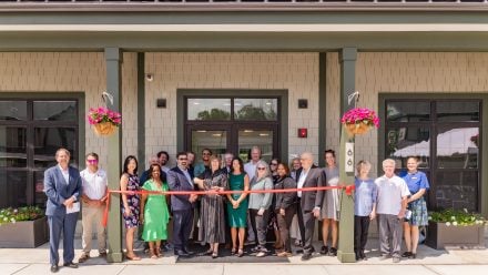 BOS The Forge ribbon cutting Lenox MA Pennrose scaled