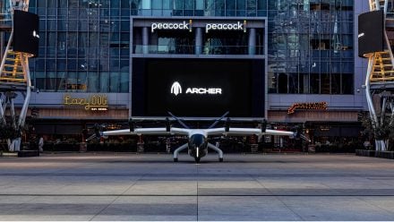 CA Archer Aviation LA LIVE rendering scaled