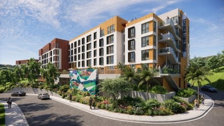 CA Spring View apartments rendering La Mesa Affirmed Housing