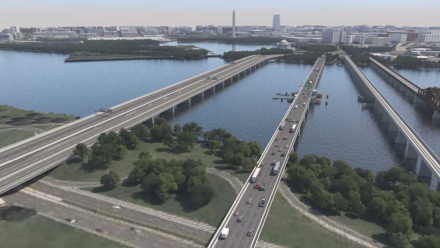 I 395 northbound bridge DDOT