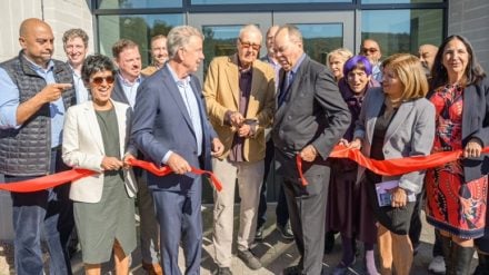 BOS Platform at Naugatuck ribbon cutting October 2026