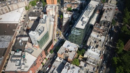 NY Factory District aerial Janus Property Company